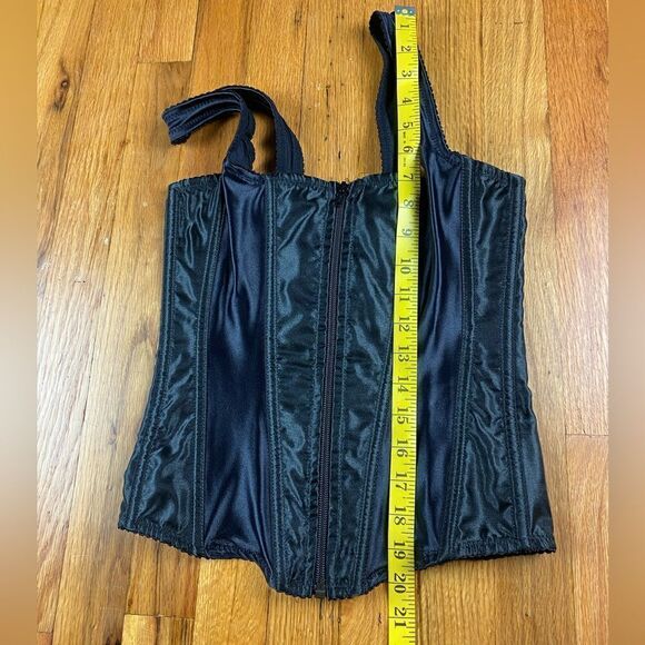 Victorian Black Zip Up Corset Size 34 inch - Picture 7 of 9